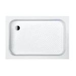 Brodzik prostokątny SANPLAST CLASSIC 80x120x15cm, akrylowy, biały 615010045001000