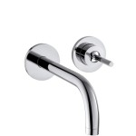 Bateria umywalkowa AXOR UNO 2 podtynkowa, z długą wylewką, chrom 38116000