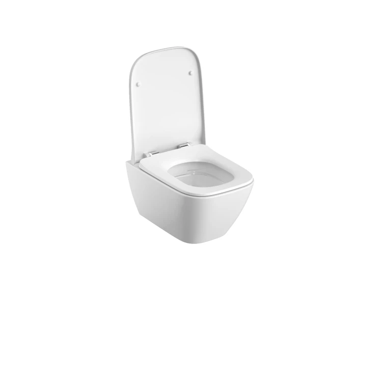 Miska wisząca KOŁO MODO PURE Rimfree, 49x35cm, Reflex, biały L33124000