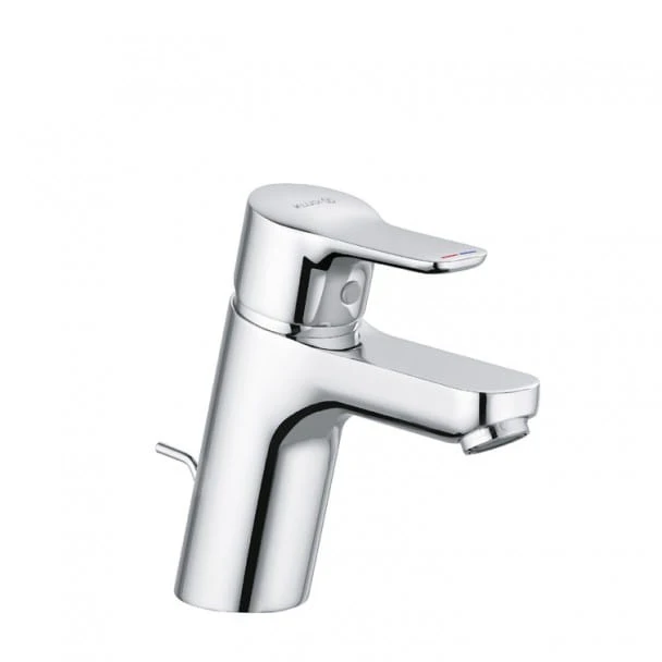Bateria umywalkowa KLUDI PURE&EASY stojąca, z korkiem, chrom 372820565