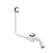 Syfon wannowy MCALPINE click-clack, satyna HC2600CLSC