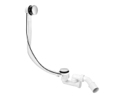 Syfon wannowy MCALPINE automatyczny, długi, chrom HC31M-N1-1M