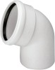 Kolano MAGNAPLAST SKOLAN Safe 75x67º kanalizacja wewnętrzna niskoszumowa 15630