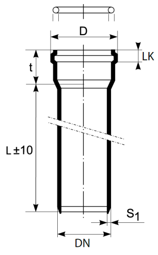 Rura MAGNAPLAST ULTRA dB 110x250 kanalizacja wewnętrzna niskoszumowa 146210