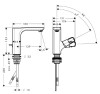 Bateria umywalkowa AXOR URQUIOLA chrom 11020000