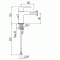 Bateria bidetowa TRES LOFT chrom 20012001D