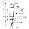 Bateria wannowa HANSGROHE FOCUS E2 stojąca chrom 31930000