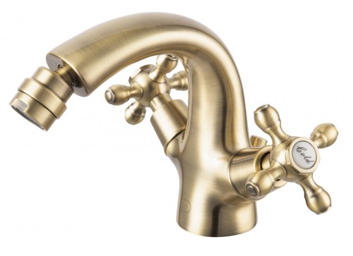 Bateria bidetowa F-DESIGN LACRIMA stary brąz FD1-LRA-6-66