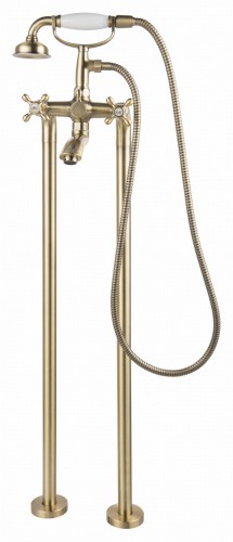 Bateria wannowa F-DESIGN LACRIMA wolnostojąca, stary brąz FD1-LRA-11F-66