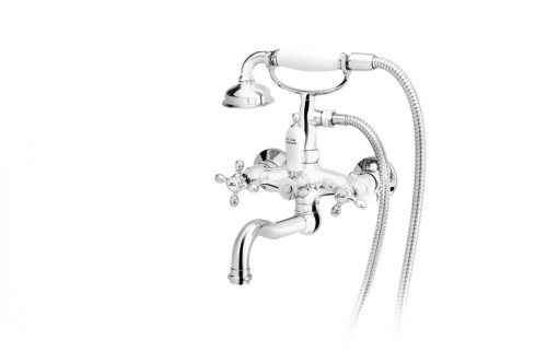 Bateria wannowa F-DESIGN LACRIMA z zestawem wannowym, chrom FD1-LRA-11-11