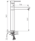 Bateria umywalkowa F-DESIGN FLUSSO z korkiem click-clack, chrom FD1-FLS-2L-11