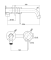 Bateria umywalkowa F-DESIGN FLUSSO podtynkowa, chrom  FD1-FLS-3PA-11