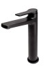 Bateria umywalkowa F-DESIGN SEPPIA z korkiem click-clack, czarna FD1-SPA-2L-22