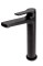 Bateria umywalkowa F-DESIGN SEPPIA z korkiem click-clack, czarna FD1-SPA-2L-22