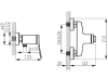 Bateria prysznicowa F-DESIGN SEPPIA czarna FD1-SPA-7-22