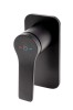 Bateria prysznicowa F-DESIGN SEPPIA podtynkowa, czarna FD1-SPA-7PA-22