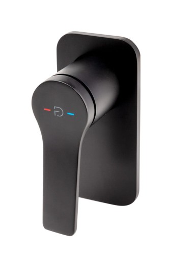 Bateria prysznicowa F-DESIGN SEPPIA podtynkowa, czarna FD1-SPA-7PA-22