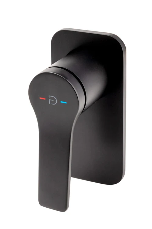 Bateria prysznicowa F-DESIGN SEPPIA podtynkowa, czarna FD1-SPA-7PA-22