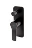 Bateria prysznicowa F-DESIGN SEPPIA podtynkowa, czarna FD1-SPA-7P-22