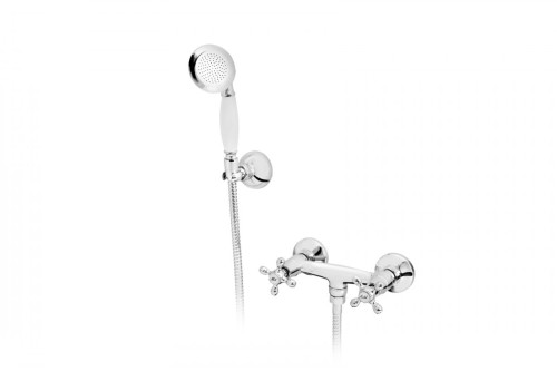 Bateria prysznicowa F-DESIGN LACRIMA z zestawem wannowym, chrom FD1-LRA-77-11