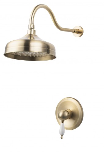 Komplet prysznicowy F-DESIGN LACRIMA podtynkowy, stary brąz FD1-LRA-7PASET2-66