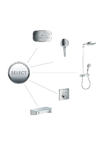 Komplet prysznicowy HANSGROHE RAINDANCE SELECT E 300 3jet, chrom 27127400