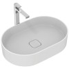 Umywalka nablatowa IDEAL STANDARD STRADA II 60x40cm, owalna, bez otworu, bez przelewu, biała T298101