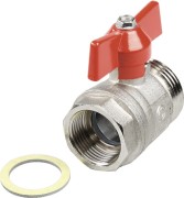 Zawór odcinający TECE Floor 3/4" x 1", kulowy 77381001