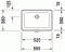 Umywalka podblatowa DURAVIT 2ND FLOOR 52.5x35cm, biała 0316530000