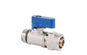 Zawór kulowy VALVEX MINI 1/2", z dławikiem i złączką pex/al 6097350