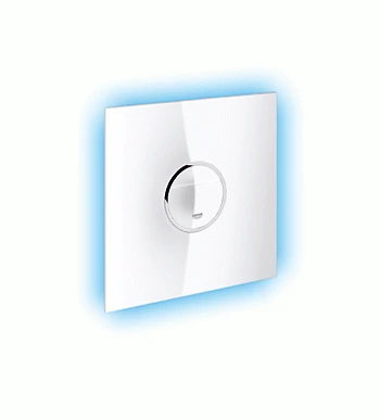 Przycisk spłukujący GROHE ONDUS Digitectuer Light, Szkło bezpieczne, Moon White biały 38915LS0