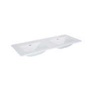 Umywalka ELITA SKAPPA DUO 121x46cm, bez otworu, biała 146034