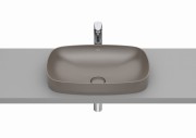 Umywalka wpuszczana ROCA INSPIRA SOFT 55x37cm, bez otworu, bez przelewu, cafe A327504660