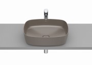 Umywalka nablatowa ROCA INSPIRA SOFT 50x37cm, bez otworu, bez przelewu, cafe A327500660 