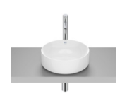 Umywalka nablatowa ROCA ONA 37cm, bez otworu, bez przelewu, biała A32768J000