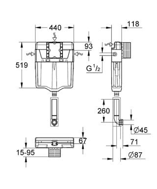 Spłuczka-GROHE-RAPID-SL-GD2-do-stelaża-do-miski-WC-38661000