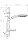 Zestaw natryskowy HANSGROHE RAINDANCE SELECT 150 unica S puro 0,90m 27803000
