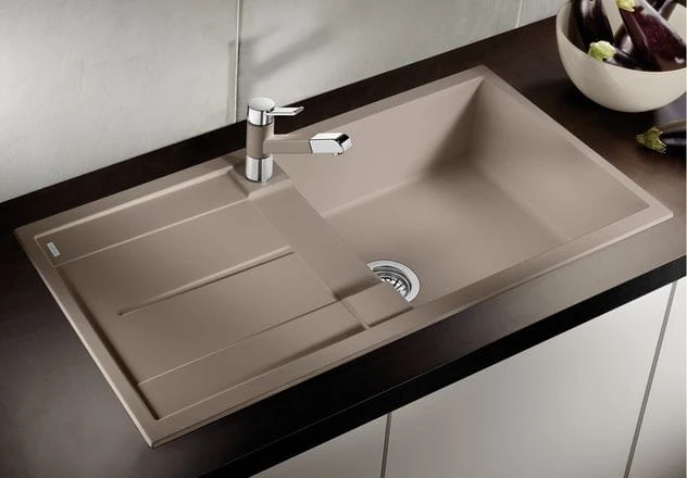 Zlewozmywak granitowy BLANCO METRA XL 6 S 100x50 cm, bez korka aut., antracyt, PuraDur 515142