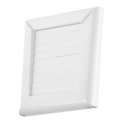 Kratka wentylacyjna DOSPEL NKM fi125, z żaluzją mechaniczną, biała 007-1741