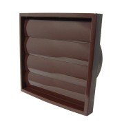 Kratka wentylacyjna KRŻ fi150, z żaluzją grawitacyjną, brązowa 007-0325 