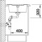 Zlewozmywak granitowy BLANCO METRA 5 S 86x50 cm, bez korka aut., antracyt, PuraDur 513212