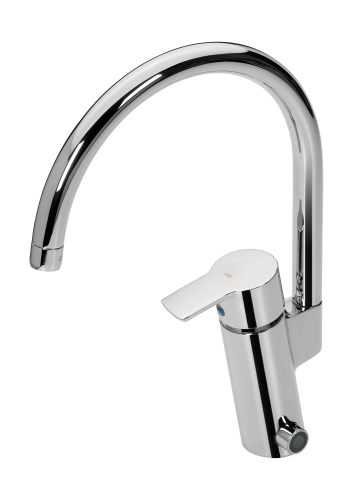 Bateria kuchenna ORAS CUBISTA z elektronicznym zaworem do zmywarki, chrom 2839F