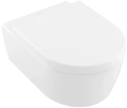 Miska wisząca WC VILLEROY&BOCH AVENTO COMBI-PACK DirectFlush, z deską wolnoopadającą, CeramicPlus, biała 5656HRR1