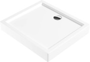 Brodzik prostokątny DEANTE JASMIN 80x90cm, biały KGJ 049B 