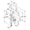 Bateria umywalkowa KLUDI PURE&EASY wysoka, z korkiem, chrom 370230565