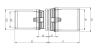 Złączka redukcyjna COMAP MultiSkin 50x40 mosiężna 7240W5040