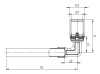 Kolano COMAP MultiSkin 16x1/2GW mosiężne 7090GW1612