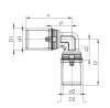 Kolano COMAP MultiSkin 90° 50x4 mosiężne 7090W50