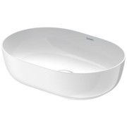 Umywalka nablatowa DURAVIT LUV 50x35cm, bez otworu, bez przelewu, biała 0379500000