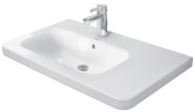 Umywalka meblowa DURAVIT DURASTYLE 80x48cm, lewa, WonderGliss, biała 23258000001